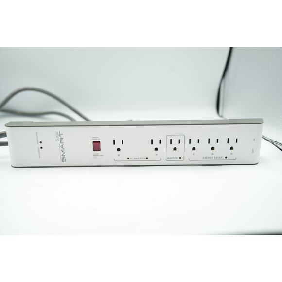 Ideative Inc Smart Surge Protector Strip Energy Saver 7-Outlet Master Control - Picture 1 of 5